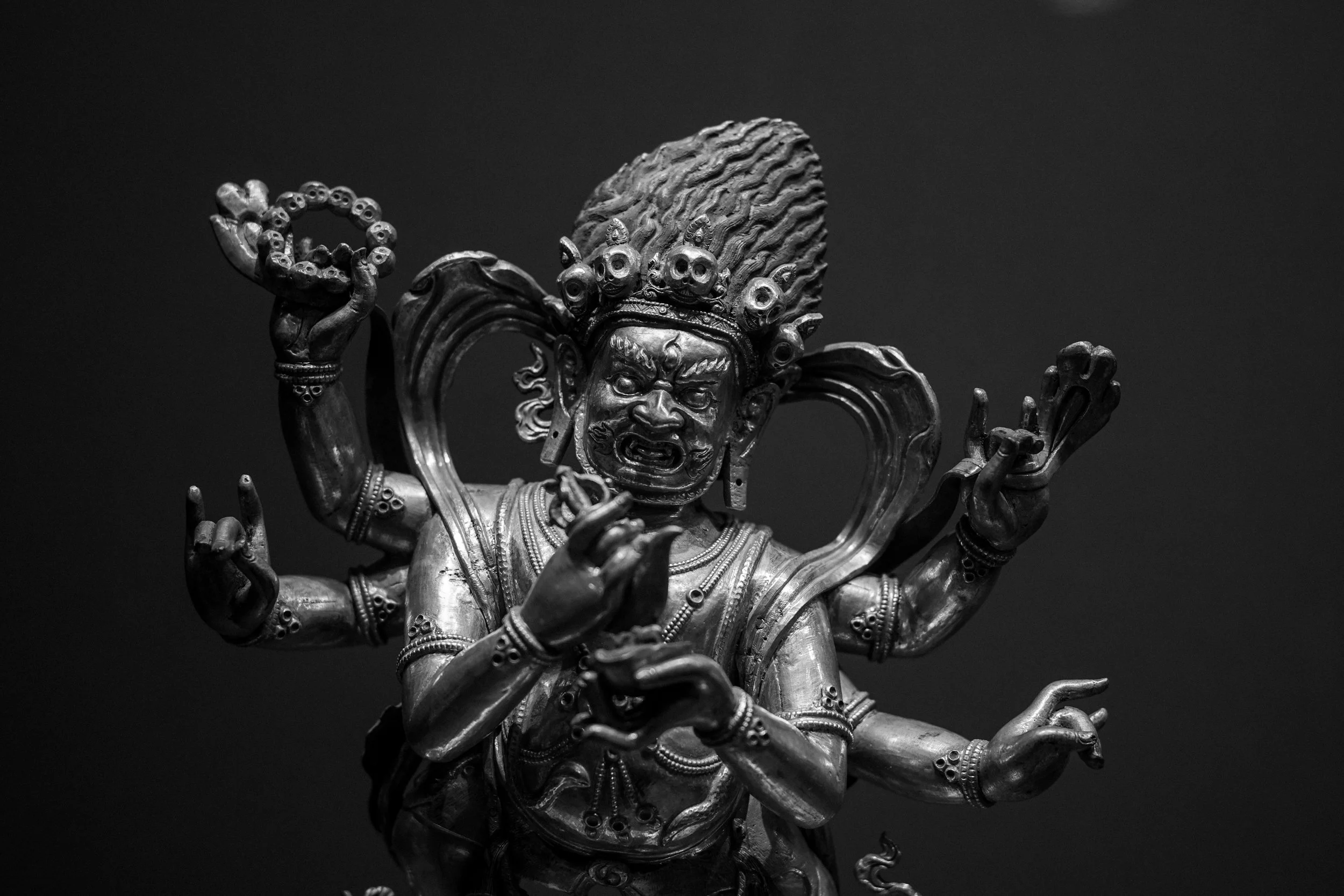 Six-armed Mahakala, Qing, Shanghai Museum, China, 2024
